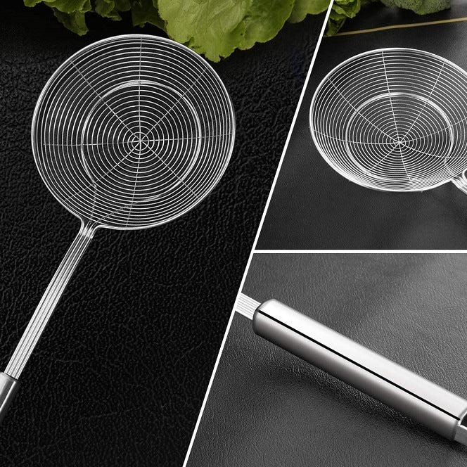 Double Round Reinforced Thick Hot Pot Colander