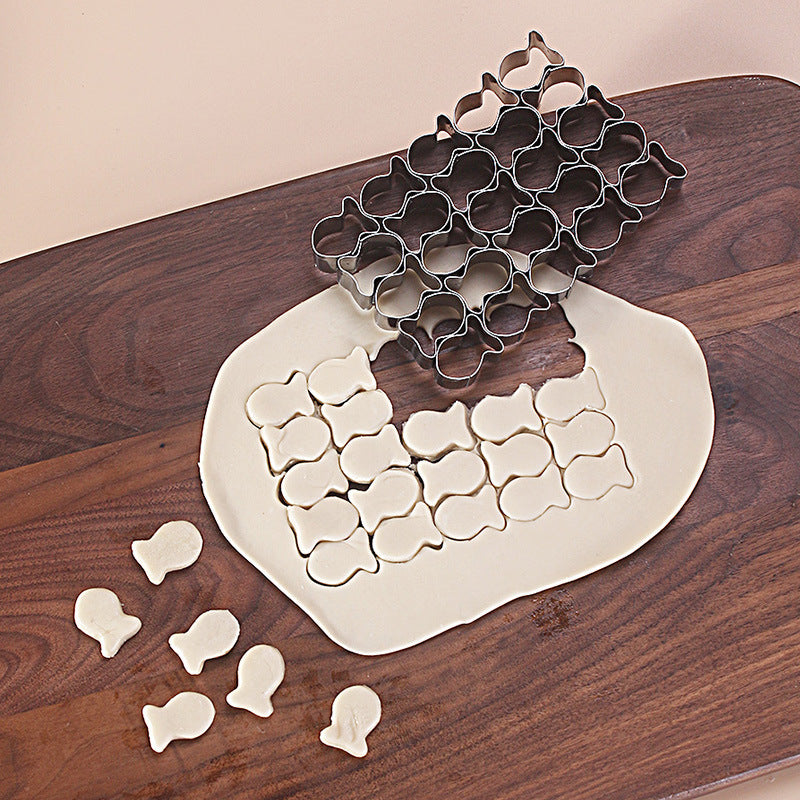 Stainless Steel Small Fish Biscuit Mold Baking Manual