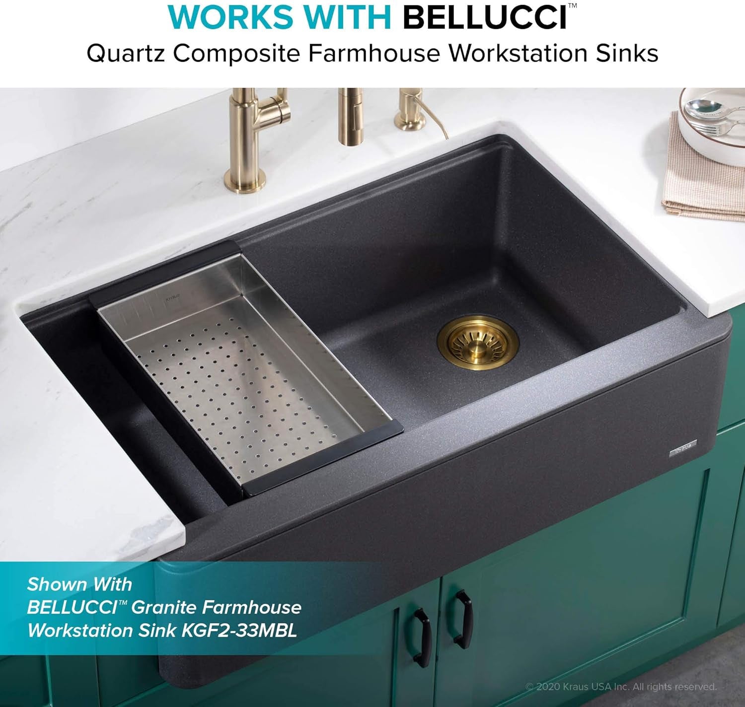 Stainless Steel Colander for Workstation Kitchen Sink, CS-6
