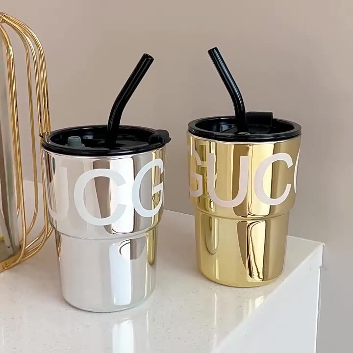 Wind Male And Female Students High Appearance Horizontal Straw Tumbler