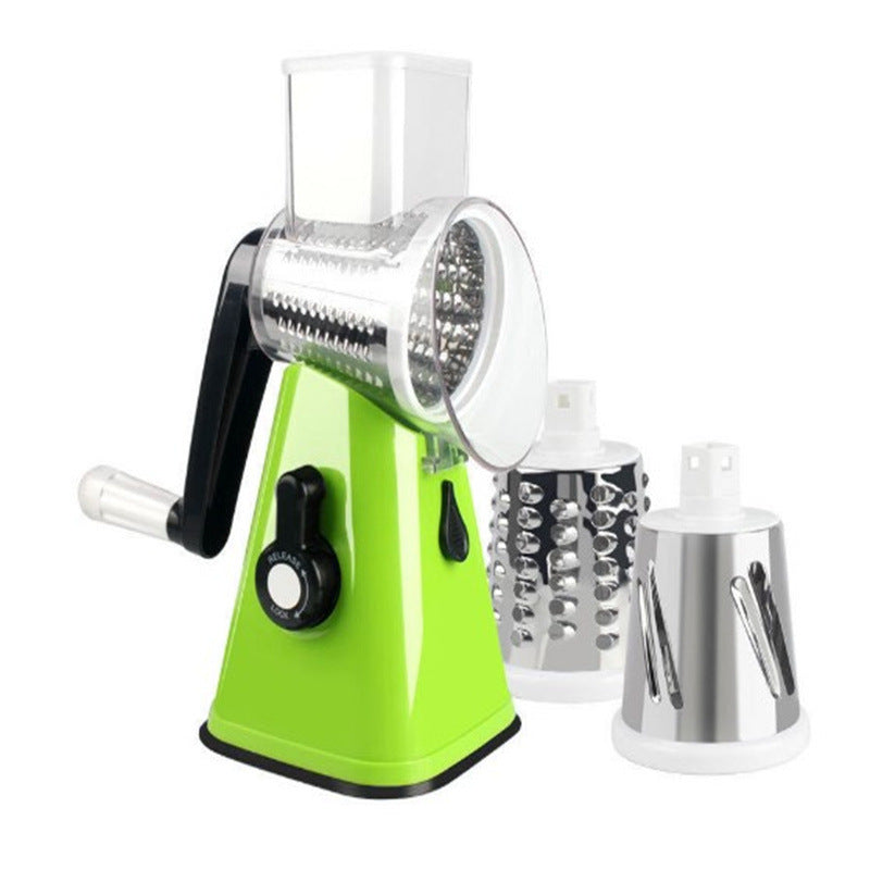 Multi-functional Hand Drum Vegetable Cutter Slicer