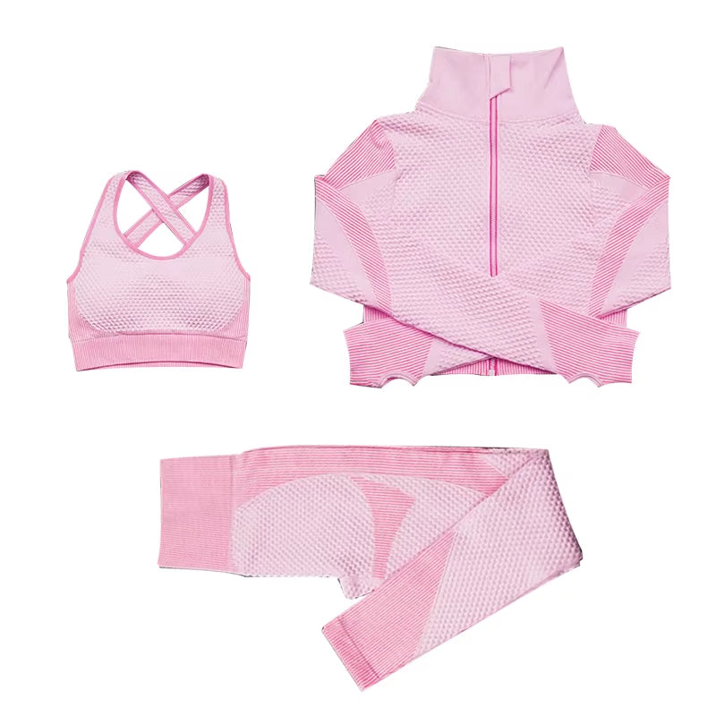 Seamless Fitness Suit Set for Women