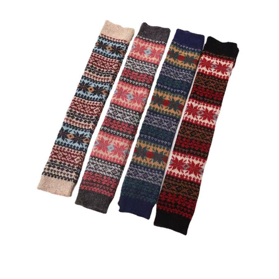 Autumn And Winter Angora Wool Knee Socks Women - Alpaca House
