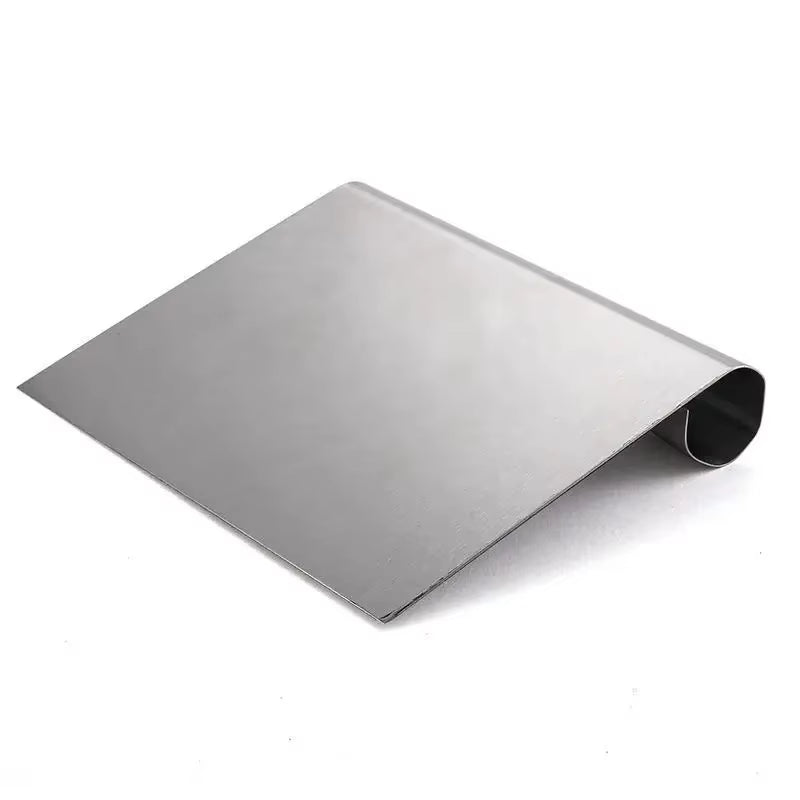 Light Top Stainless Steel Cutting Board Food Grade Heavy Duty Chopping Boards Anti-Slip Boards