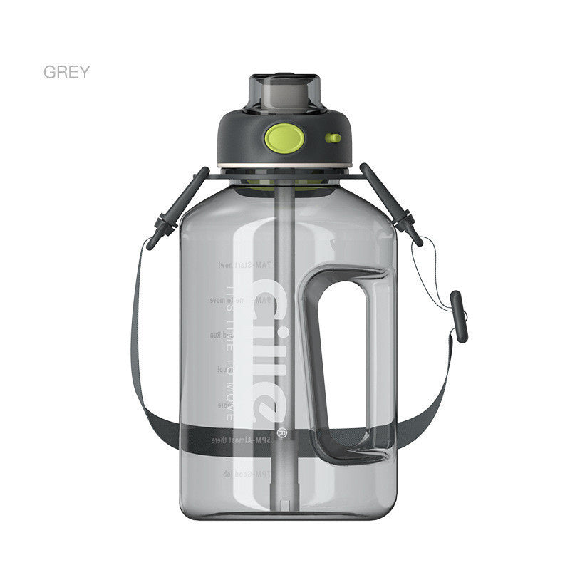 Large Capacity Tritan Water Bottle (1.5L+): Stay Hydrated with Your Favorite Infusions!