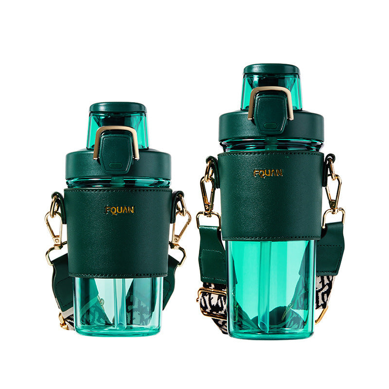 Stylish Ombre Hydration Tracker Bottle for Fitness