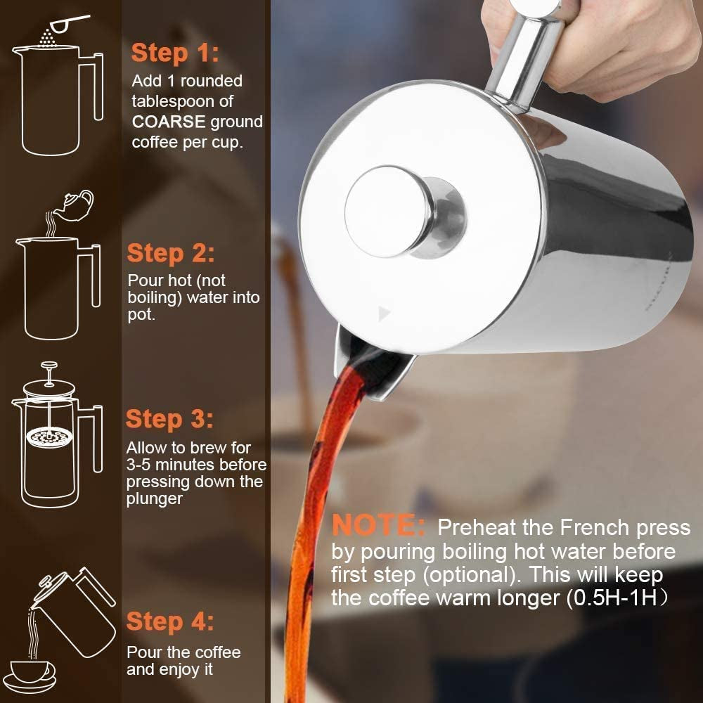 Secura French Press Coffee Maker