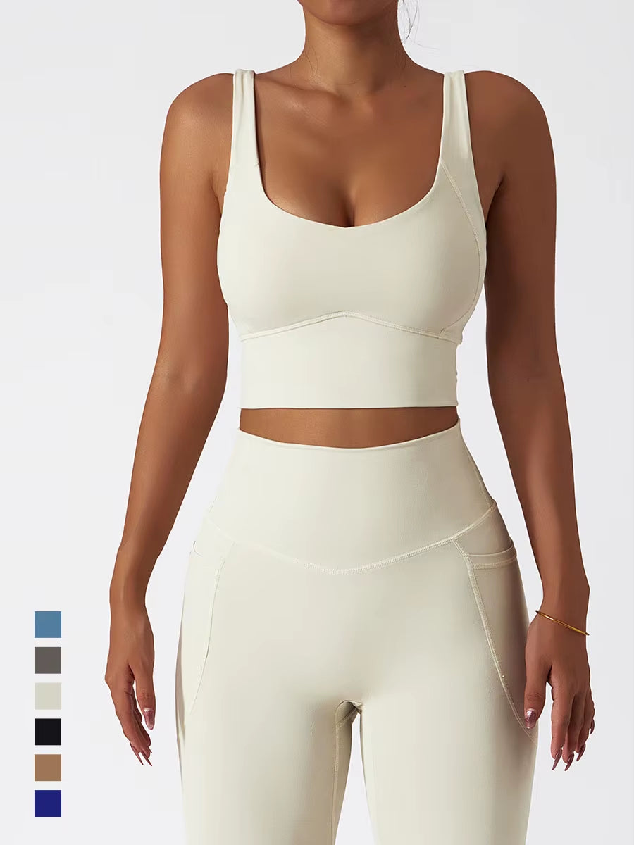 White Yoga Sets Women Sport Femme Rib Activewear Set Girls Seamless Fitness Suit Workout Clothes Athletic Wear Seamless Gym Set
