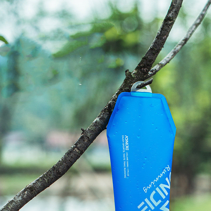 Dynamic Blue Contoured Sports Water Bottle