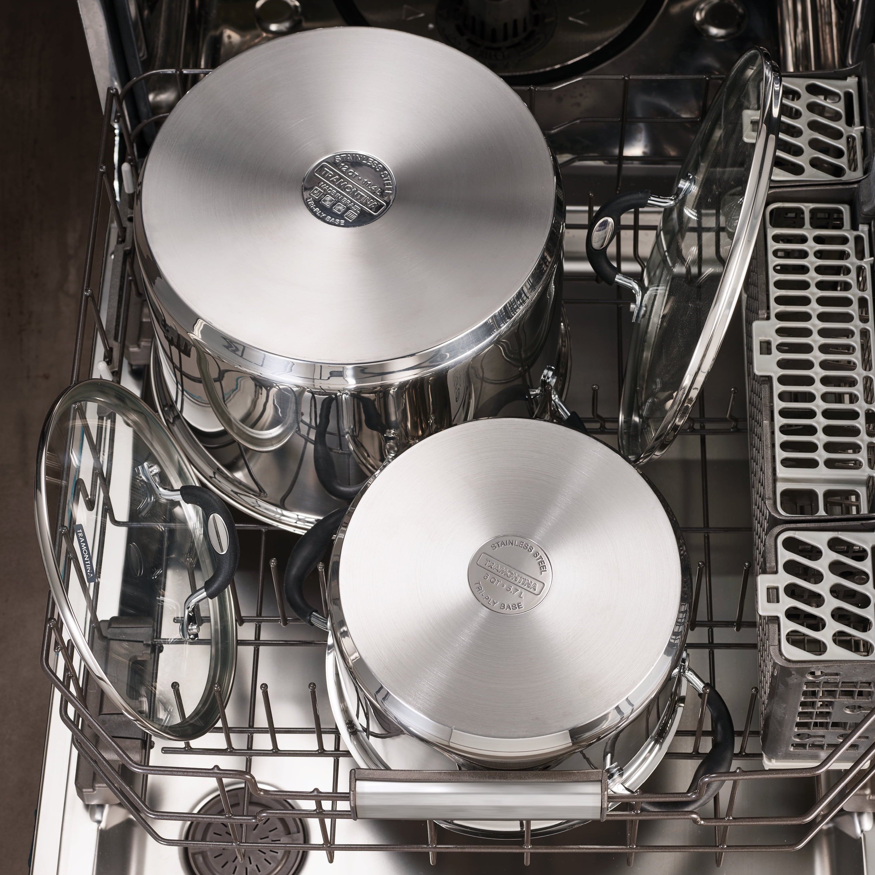 Stainless Steel 3 Quart Steamer & Double-Boiler, 4 Piece