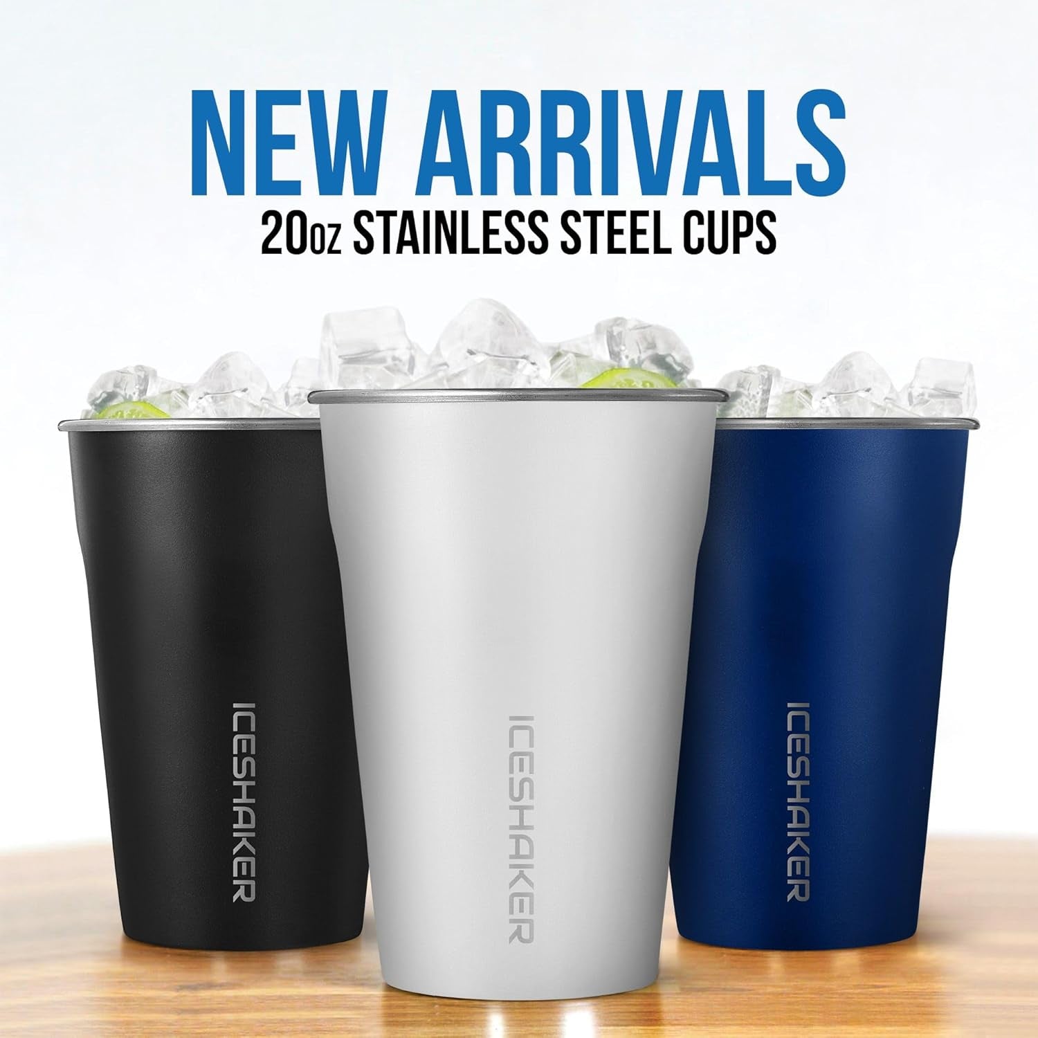 20 Oz, Blue Marble Insulated Stainless Steel Tumbler, 24+ Hours Cold & 6+ Hours Hot