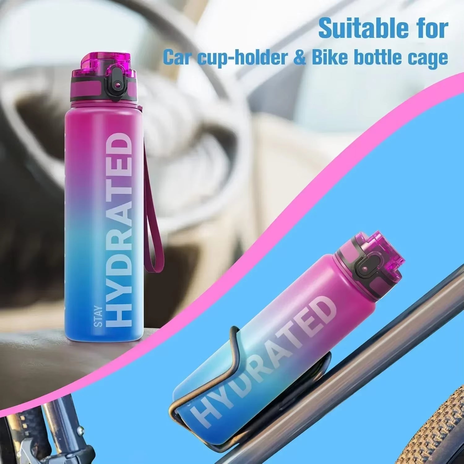 32 oz. Leakproof Water Bottle for Outdoor Sports