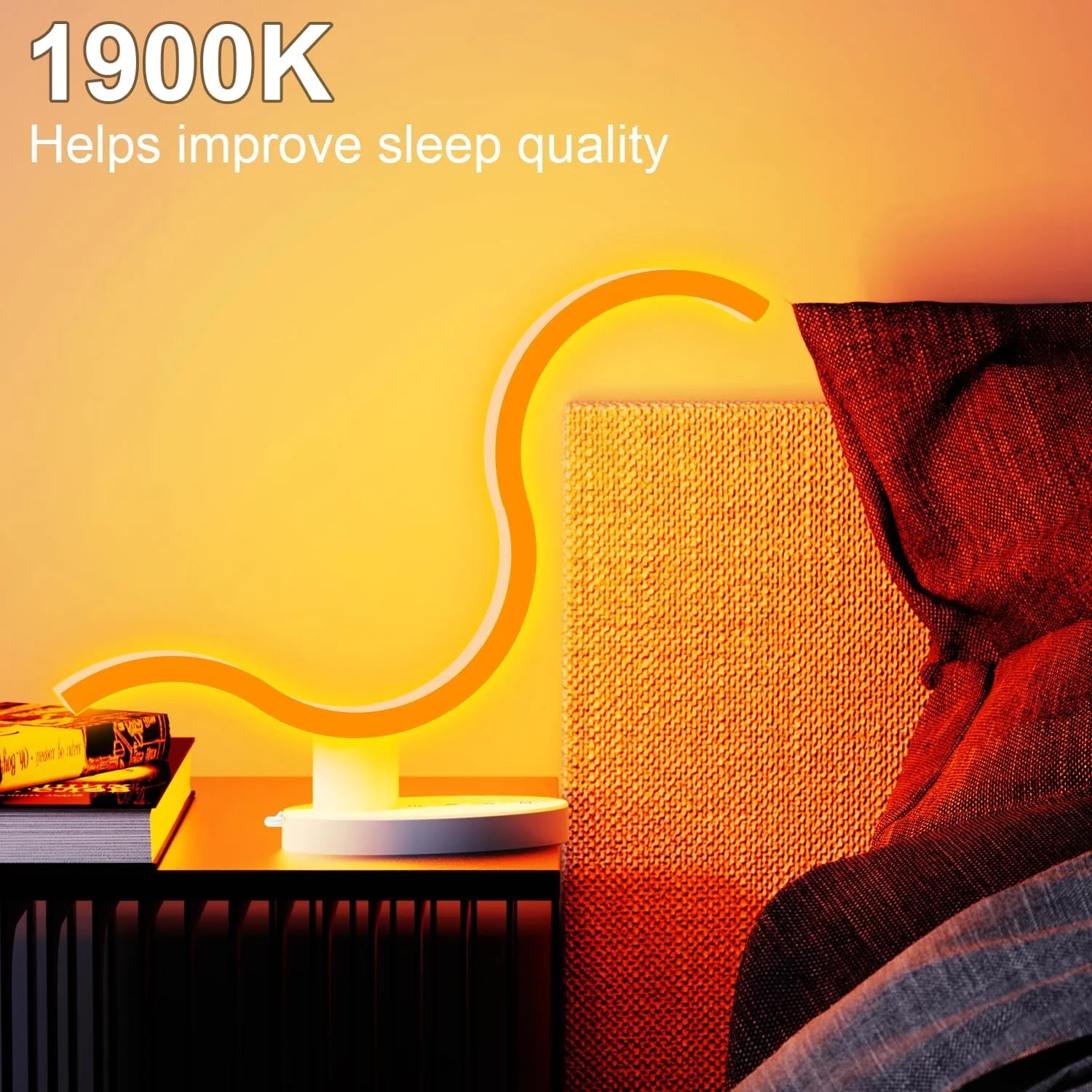 Transformable LED Desk Lamp, Bedside Desk Lamps for Bedroom