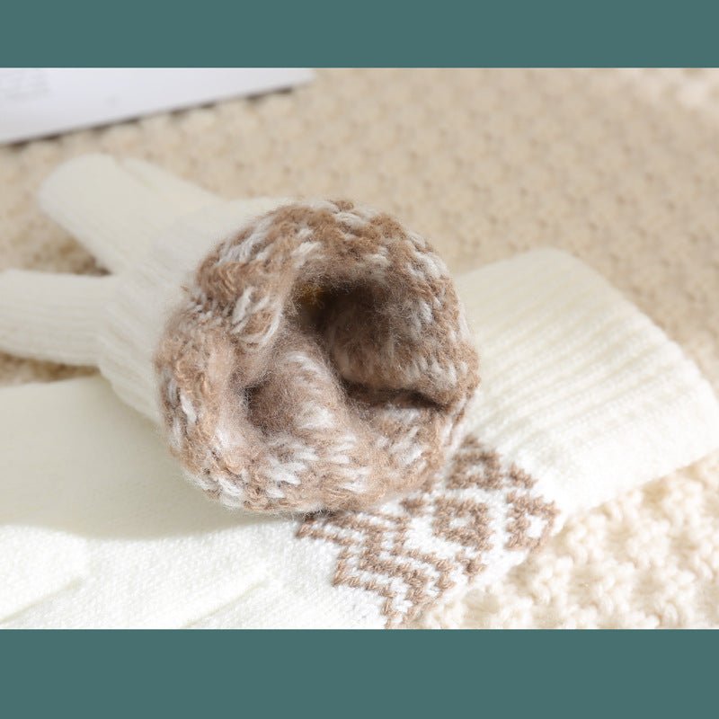 Cashmere - like Wavy Gloves For Men And Women - Alpaca House