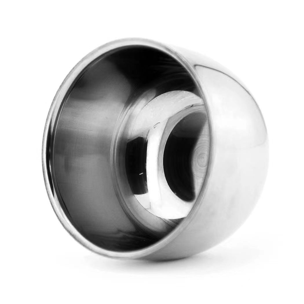 Stainless Steel Shaving Bowl – Foam & Beard Soap Cup