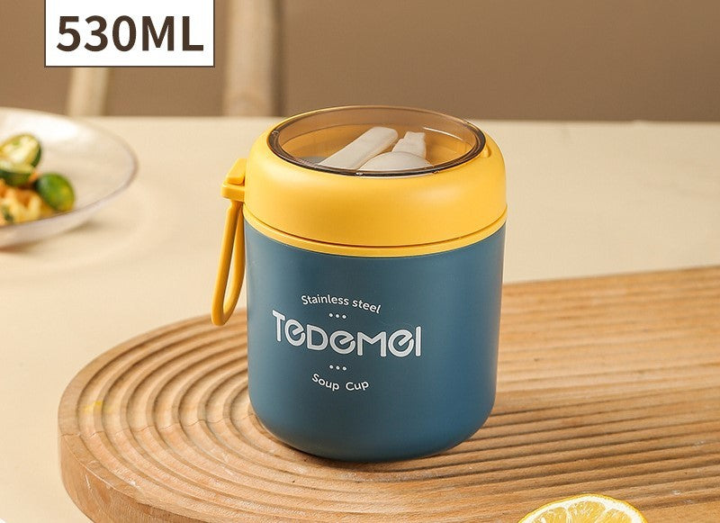 Cute Thermal Food Jar with Bear Design