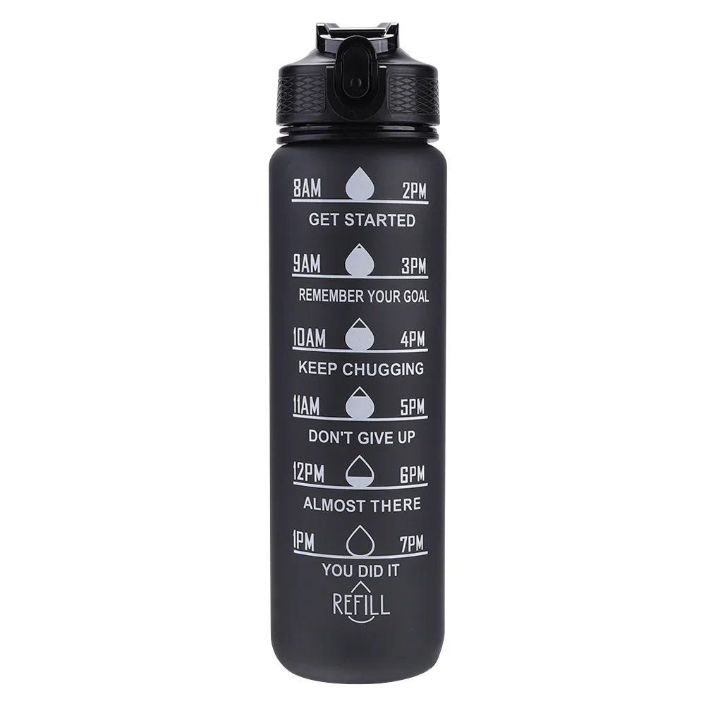 1 Liter Water Bottle Leakproof Bottles Drinking Outdoor Travel Gym Fitness