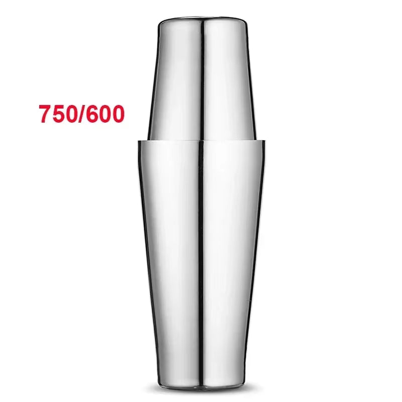550ML/750ML Cocktail Shaker Mixer Stainless Steel Wine Martini Boston Shaker for Bartender Drink Party Bar Tools