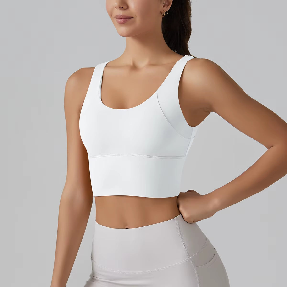 New Fitness Top Women's Push up Running Gym
