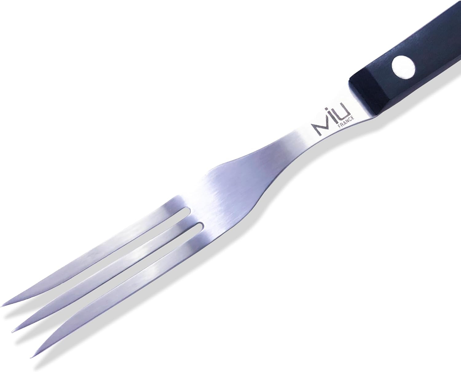 Granny Fork 10" 3-Tine - Pro-Grade Stainless Steel - Heat-Resistant BBQ Meat Fork