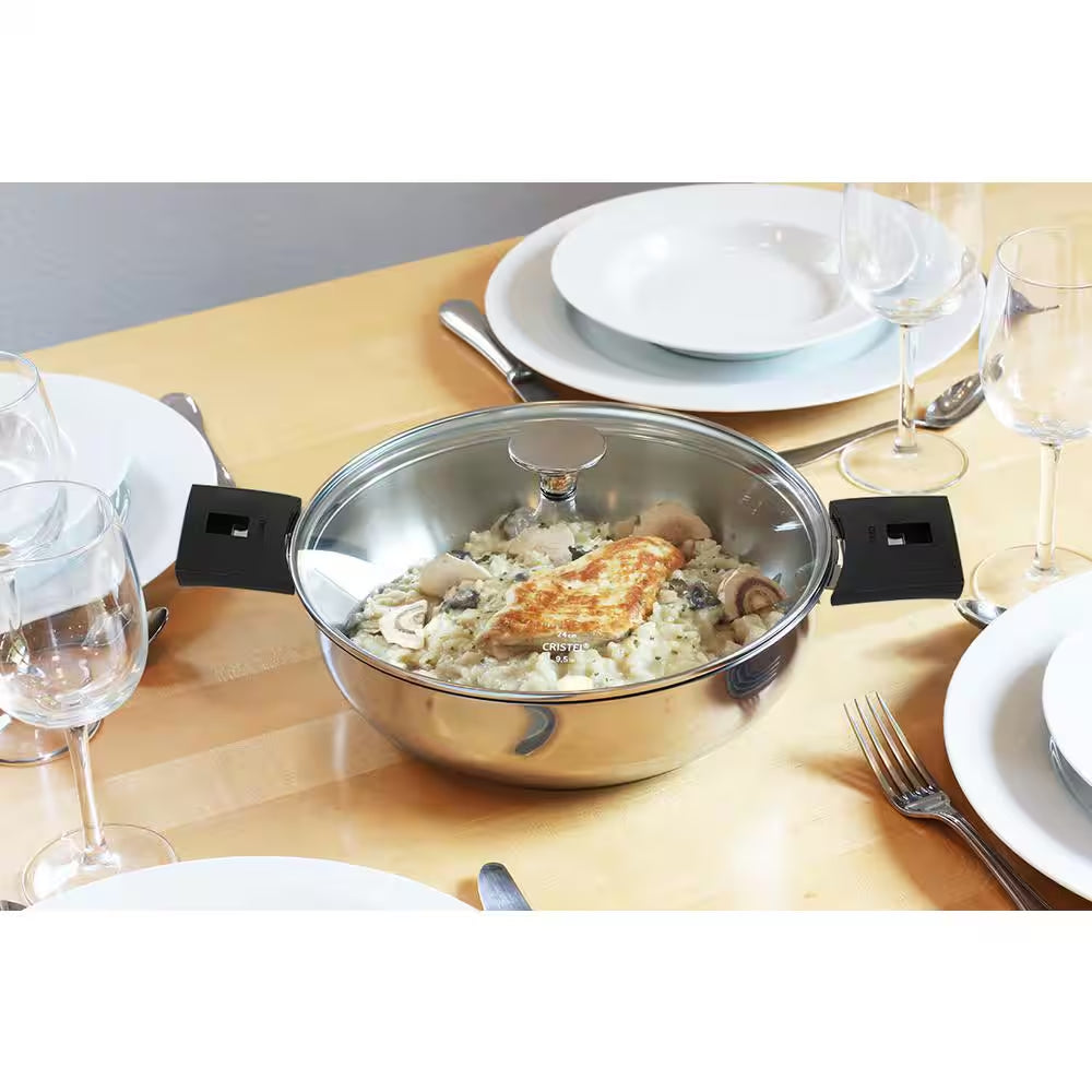 3-Piece Stainless Steel Nonstick Frying Pan Set