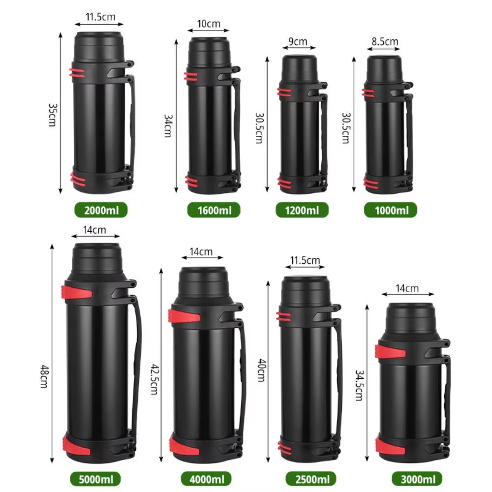 Large Capacity Stainless Steel Thermos Bottle Water