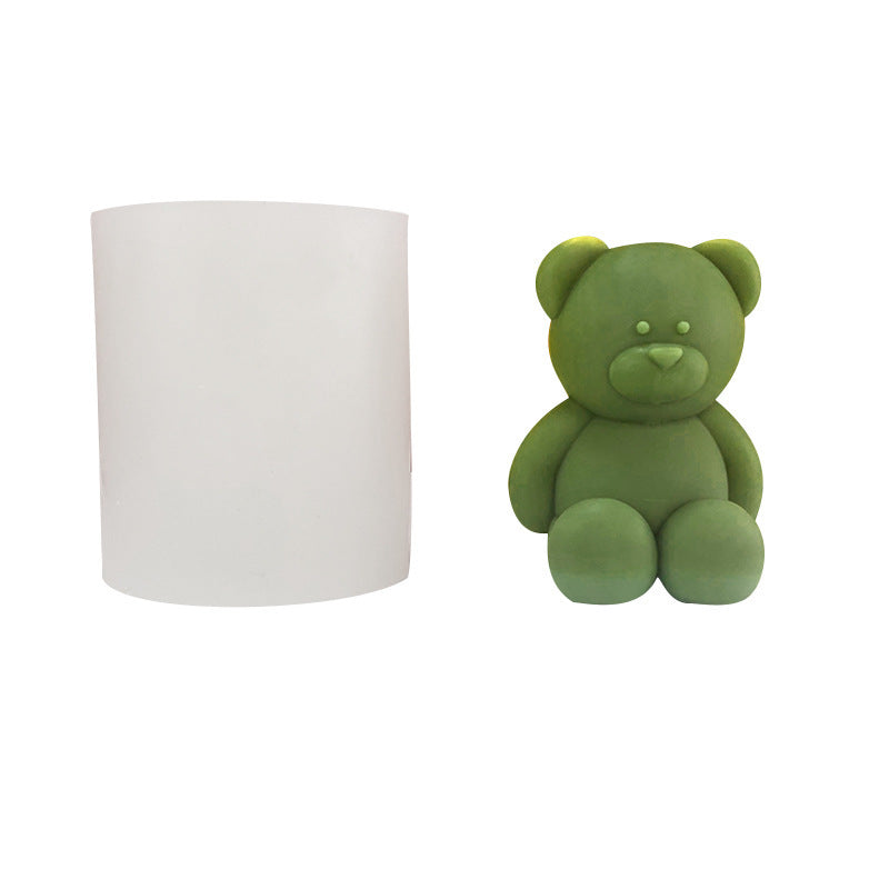 Animal Chubby Bear Scented Candle Plaster