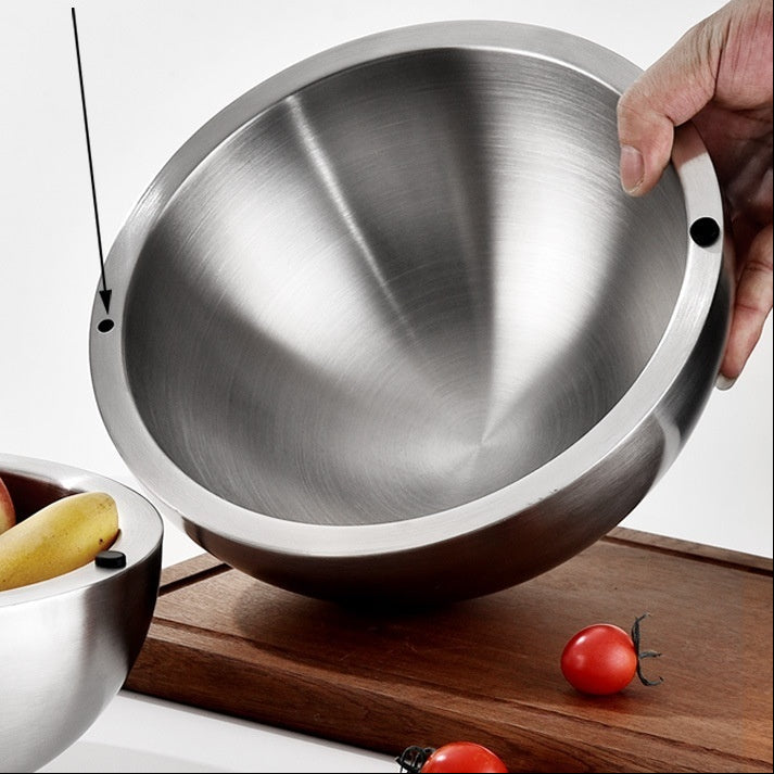 304 Stainless Steel Thickened Salad Bowl