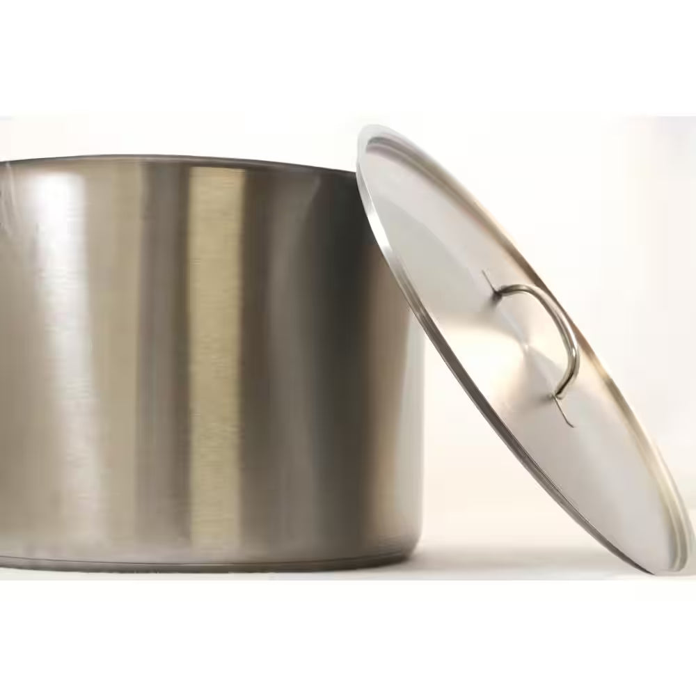 Professional 35 Qt. Stainless Steel Stock Pot with Lid