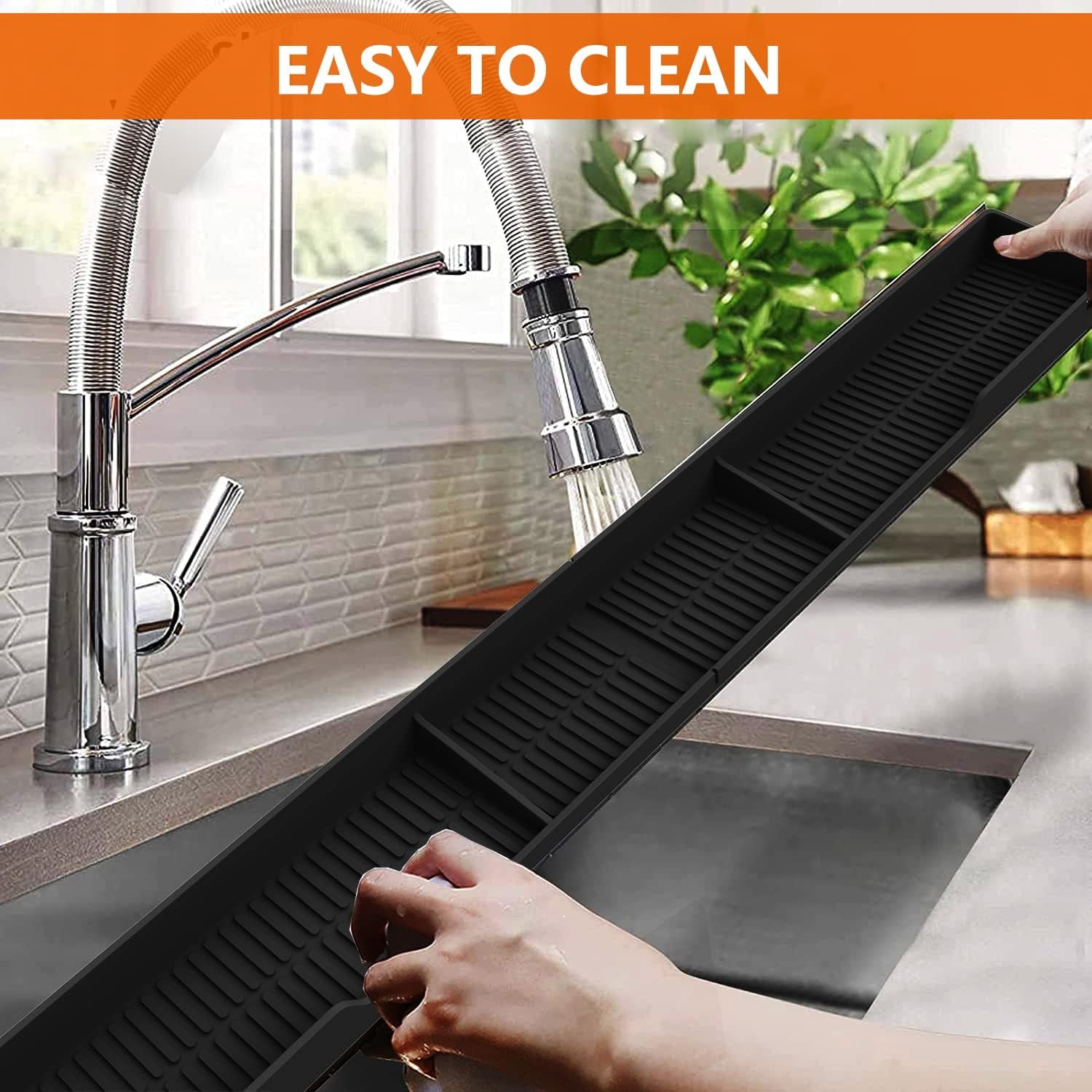 Stove Top Shelf 30 Inch - Silicone Material Magnetic Shelf for Stove - 3 Functional Partitions Kitchen Spice Rack Organizer