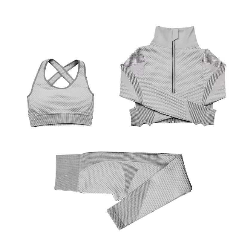 Seamless Fitness Suit Set for Women