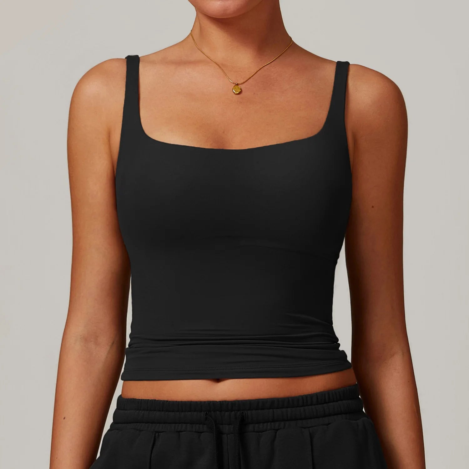 Breathable Crop Top Anti-Sweat Fitness Top