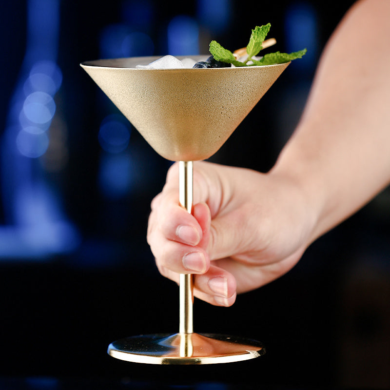 Stainless Steel Cocktail & Martini Glass