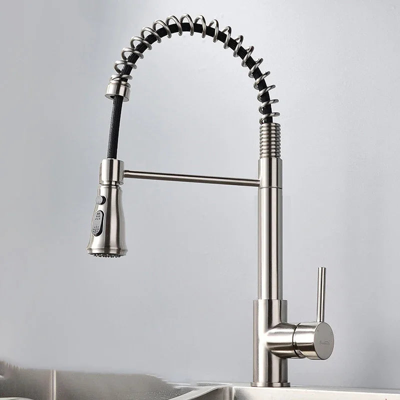 Stainless Steel Sensor Kitchen Faucets, Smart Touch