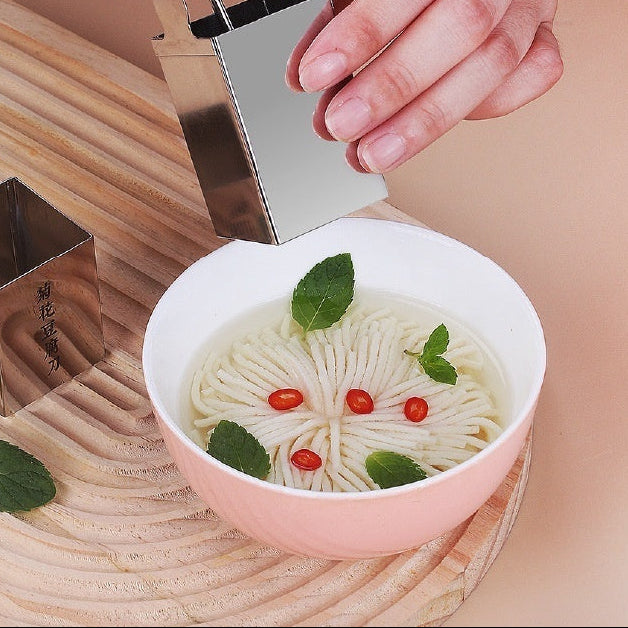 Chrysanthemum Silk Tofu Knife Mold 304 Stainless Steel Tools