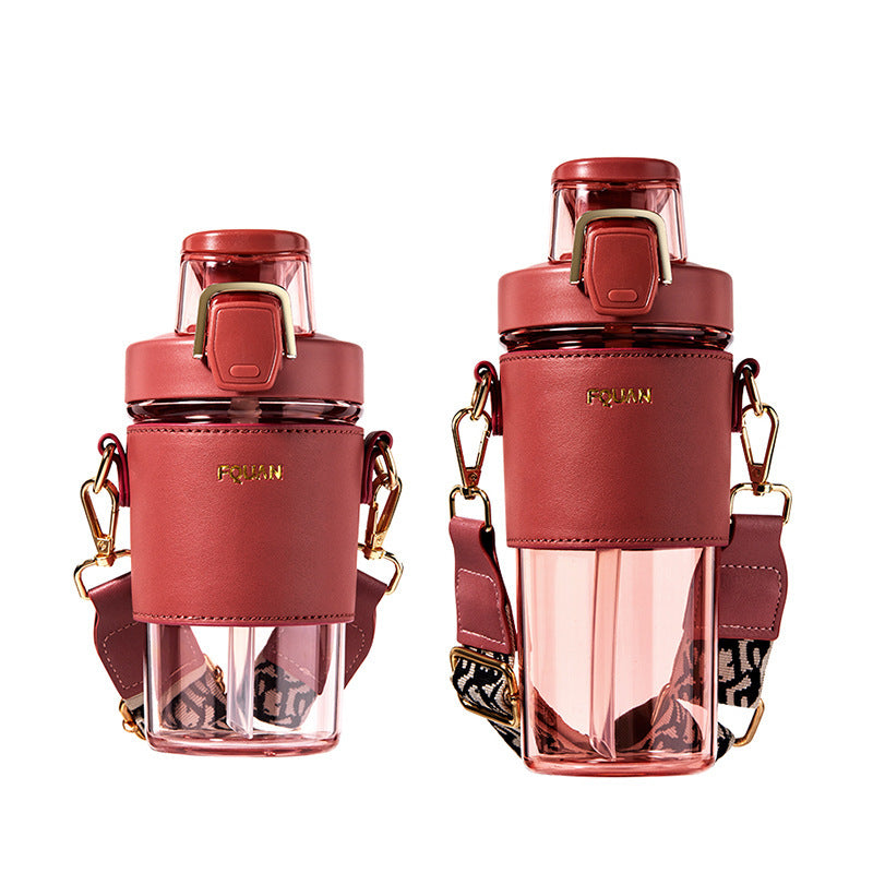 Stylish Ombre Hydration Tracker Bottle for Fitness