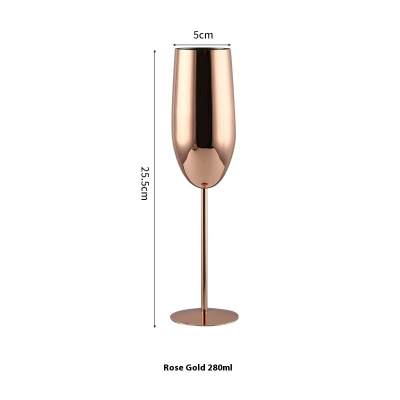 304 Stainless Steel Champagne Glass