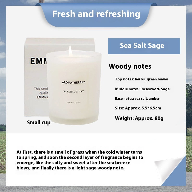 Elegant Scented Candles with Wooden Lids for Home Decor