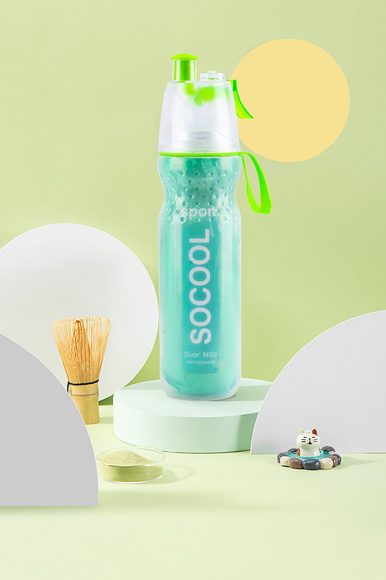 2-in-1 Hydration & Misting Water Bottle