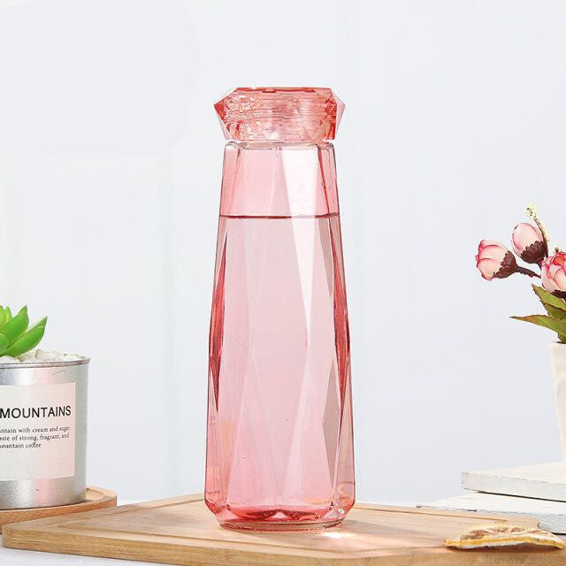 Crystal Glass Water Bottle