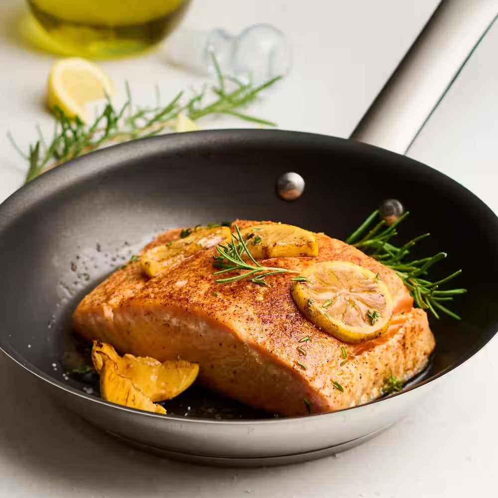 8 In. Stainless Steel Nonstick Frying Pan