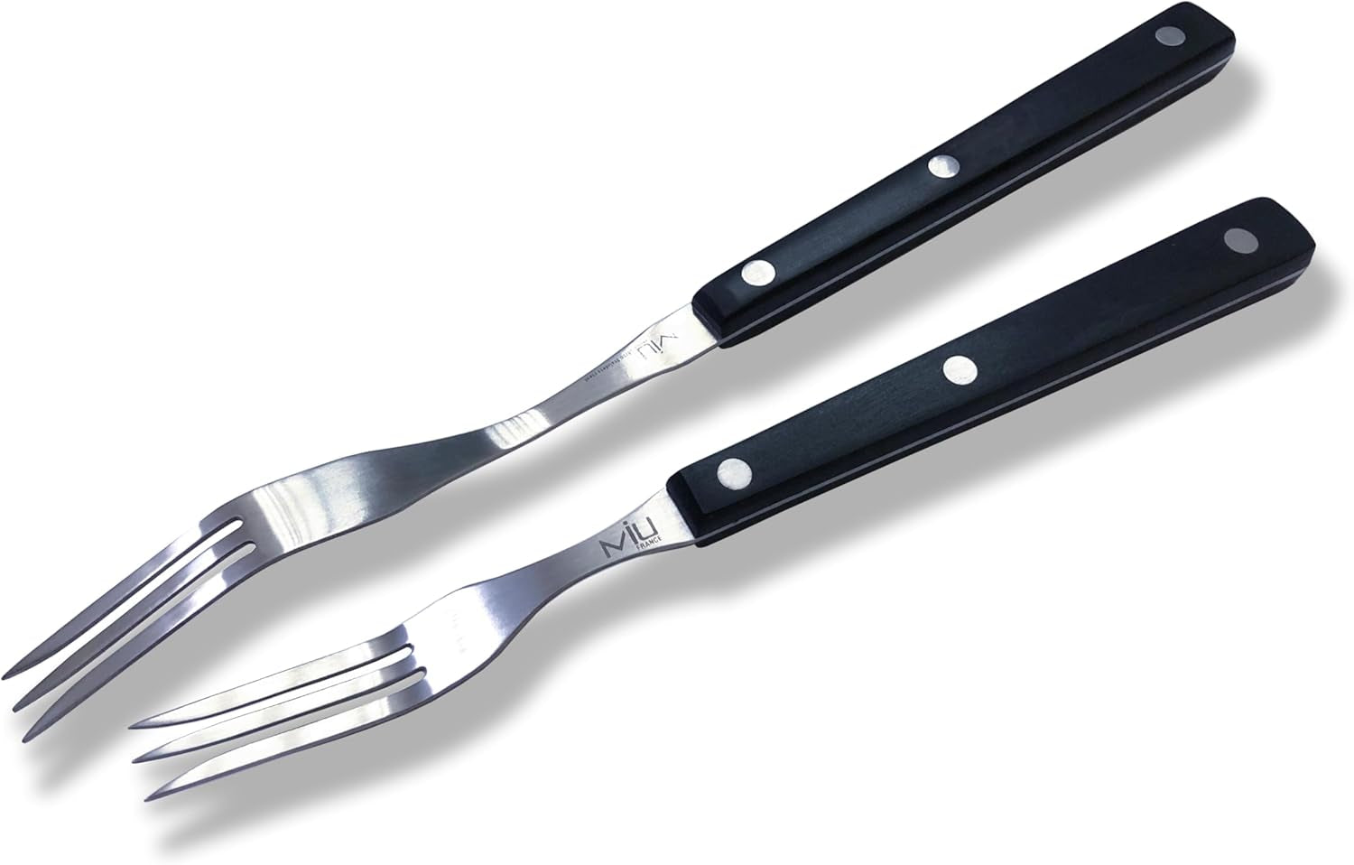 Granny Fork 10" 3-Tine - Pro-Grade Stainless Steel - Heat-Resistant BBQ Meat Fork