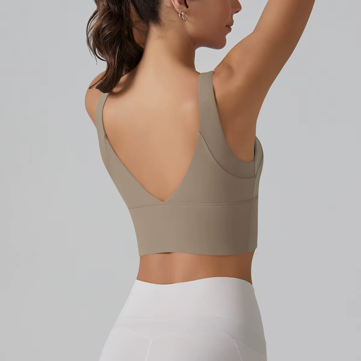 New Fitness Top Women's Push up Running Gym