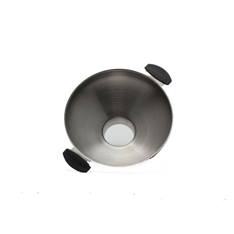 Stainless Steel Wide-mouth Funnel, Small Drain, Filter Hopper