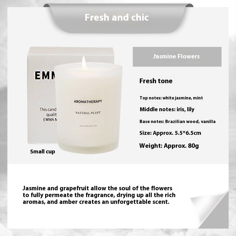 Elegant Scented Candles with Wooden Lids for Home Decor