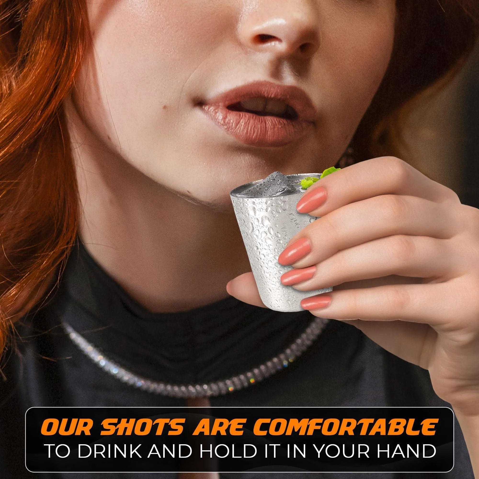15Pcs Stainless Steel Shot Glasses Drinking Vessel Great Barware Gift, 30 ML