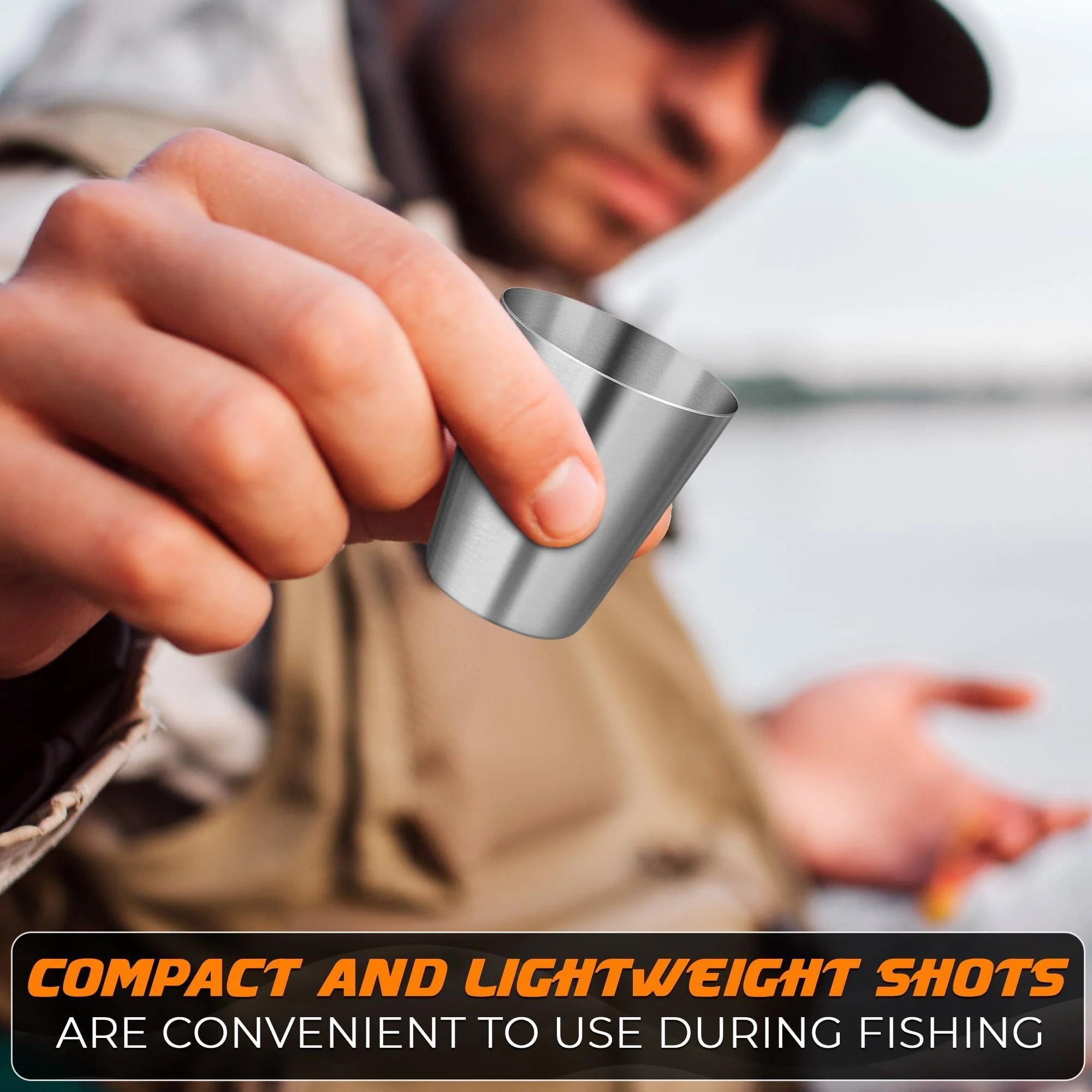 15Pcs Stainless Steel Shot Glasses Drinking Vessel Great Barware Gift, 30 ML