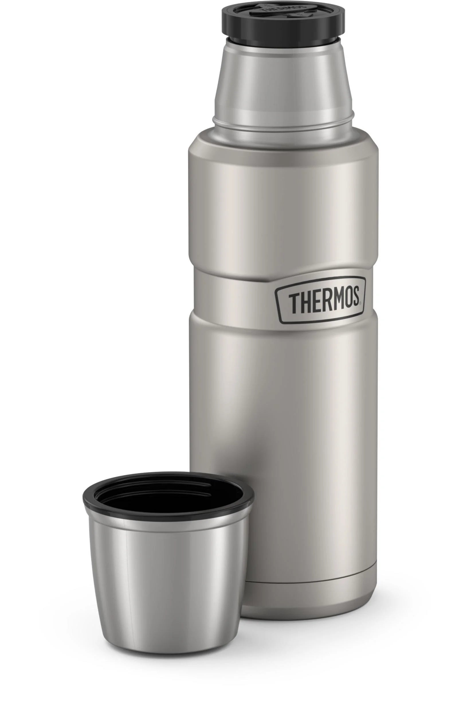 16-Ounce Stainless Steel Compact Beverage, Matte Stainless Steel