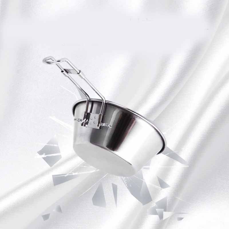Cup Camping Portable Folding Stainless Steel Bowl