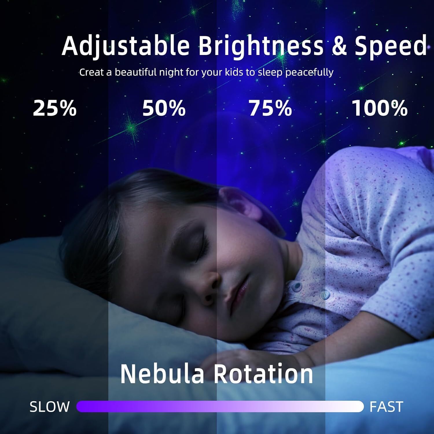Galaxy Projector Astronaut Night Light with Remote Nebula Star Ceiling Lights
